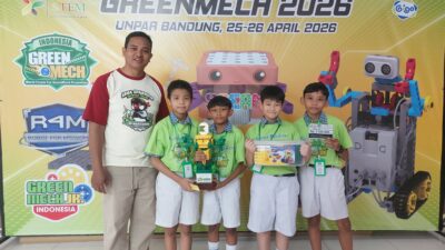 Tiga Tim SD Marsudirini Yogyakarta Ikuti World GreenMech 2026 di Thailand