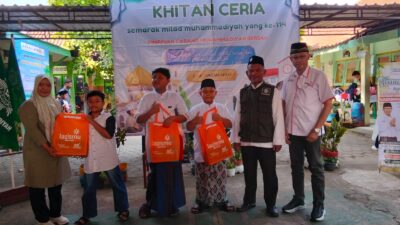 Songsong Milad ke 114 Muhammadiyah, PCM Berbah Gelar Khitan Ceria