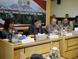 Komisi IV DPR RI Lakukan Kunjungan Kerja Spesifik di Balai TNGM Sleman