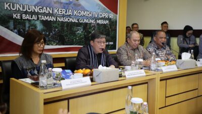 Komisi IV DPR RI Lakukan Kunjungan Kerja Spesifik di Balai TNGM Sleman